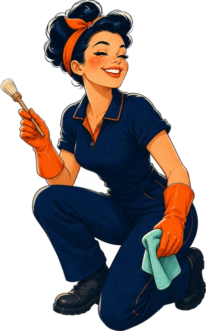 Lagover cleaner ready for a deep clean
